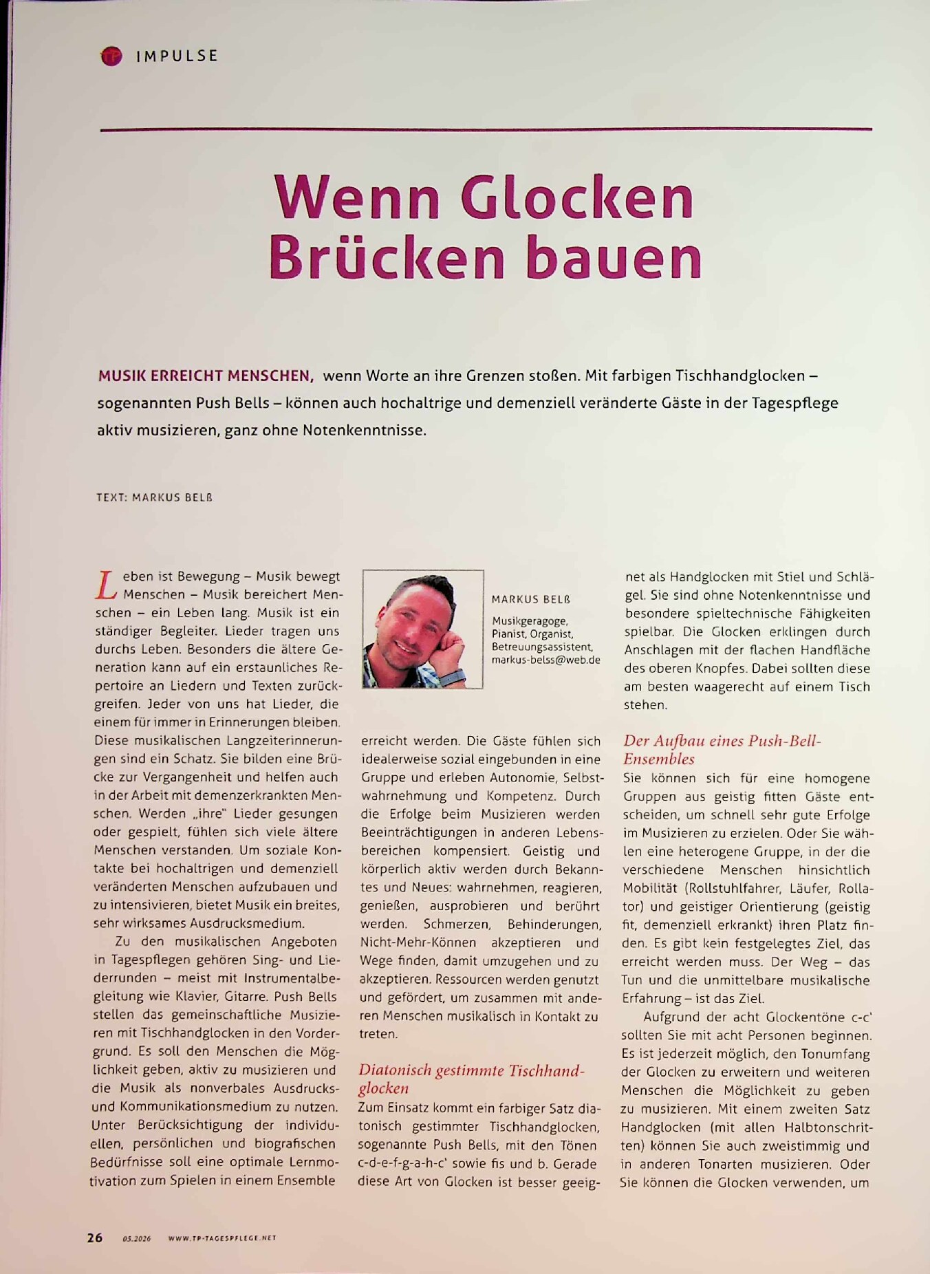 Vorschauseite 1: Wenn Glocken Brücken bauen