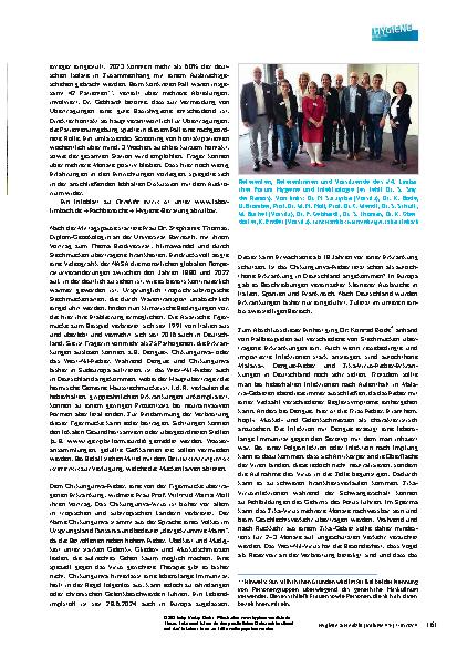 Vorschauseite 2: 24. Forum Hygiene und Infektiologie – Herausforderung Klimawandel