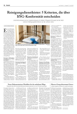 Vorschauseite 1: Reinigungsdienstleister: 5 Kriterien, die über IfSG-Konformität entscheiden