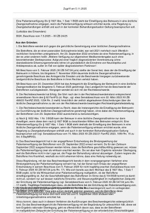 Vorschauseite 2: Zur Patientenverfügung – § 1827 Abs. 1 BGB