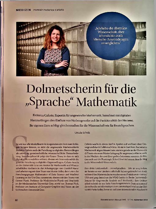 Vorschauseite 1: Dolmetscherin für die „Sprache" Mathematik