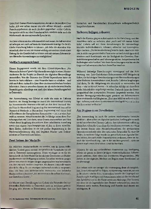 Vorschauseite 2: Dolmetscherin für die „Sprache" Mathematik