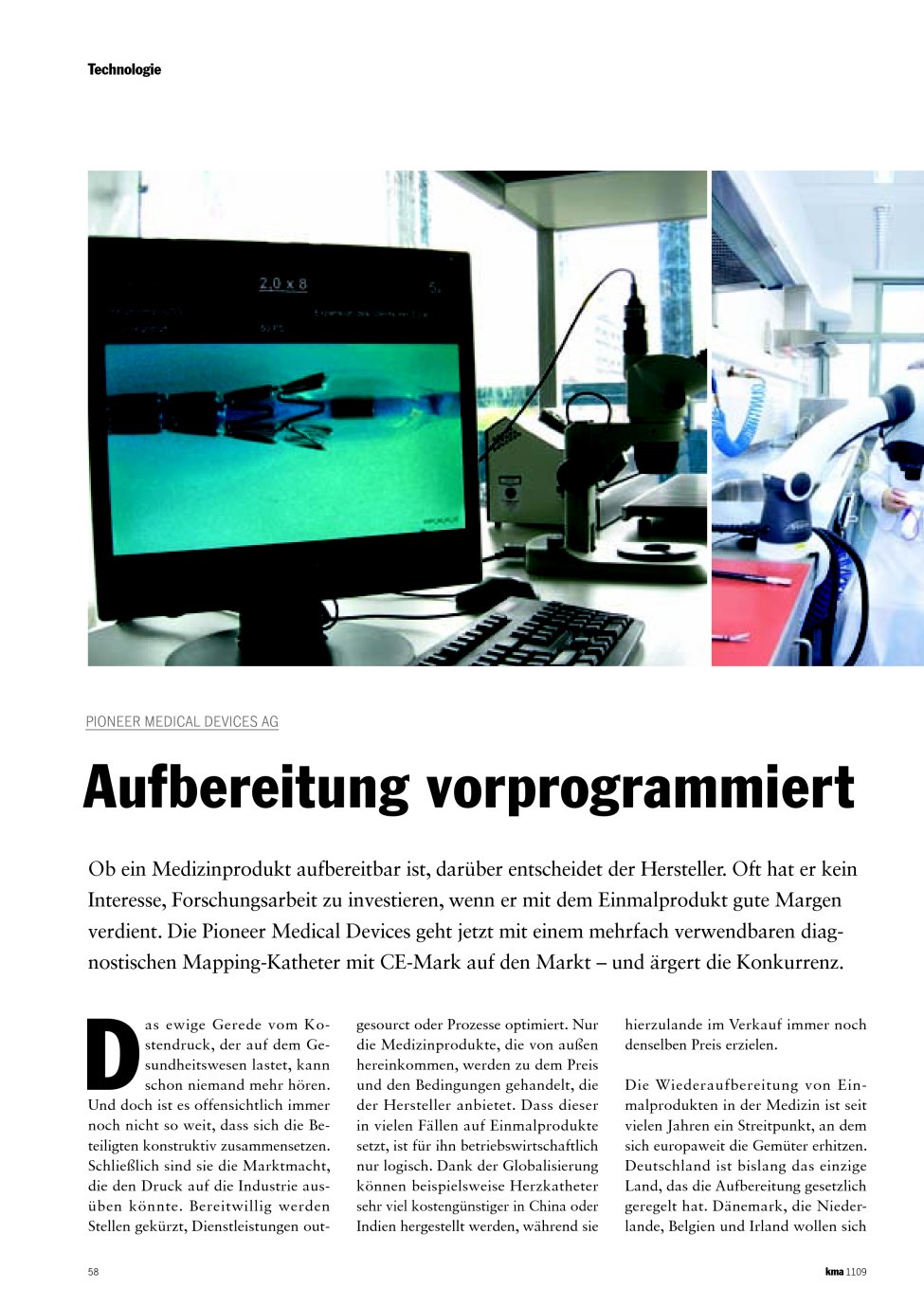 Vorschauseite 1: Aufbereitung vorprogrammiert