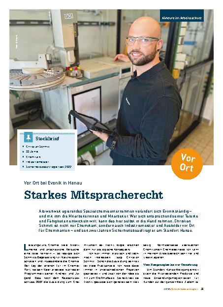 Vorschauseite 1: Starkes Mitspracherecht