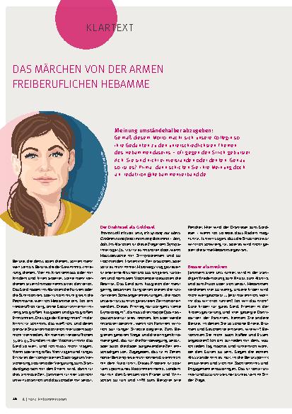 Vorschauseite 1: Das Märchen von der armen freiberuflichen Hebamme
