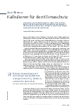 Vorschauseite 1: Kalkulieren für den Klimaschutz