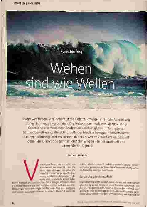 Vorschauseite 1: Wehen sind wie Wellen.
