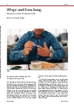 Vorschauseite 1: Pflege und Forschung: Neues aus der Wissenschaft. Schweizer Studie: Diabetes geht oft mit Stigmatisierung einher.