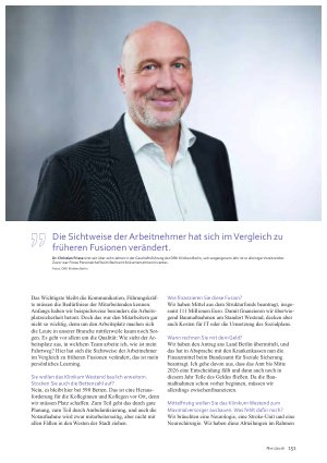 Vorschauseite 2: Bilanzgespräch „Wir müssen Platz schaffen“
