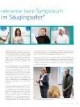 Vorschauseite 2: Experten aus Therapie und Medizin referierten beim Symposium „Sensomotorische Entwicklung im Säuglingsalter“.