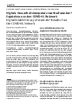Vorschauseite 1: Digitale Gesundheitskompetenz von Studierenden? Ergebnisse aus dem COVID-HL Netzwerk