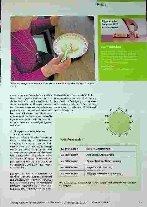 Vorschauseite 4: Durch Alltagsbezug Ressourcen erhalten: Die MAKS®-Therapie in Seniorenheimen und Tagespflegeeinrichtungen