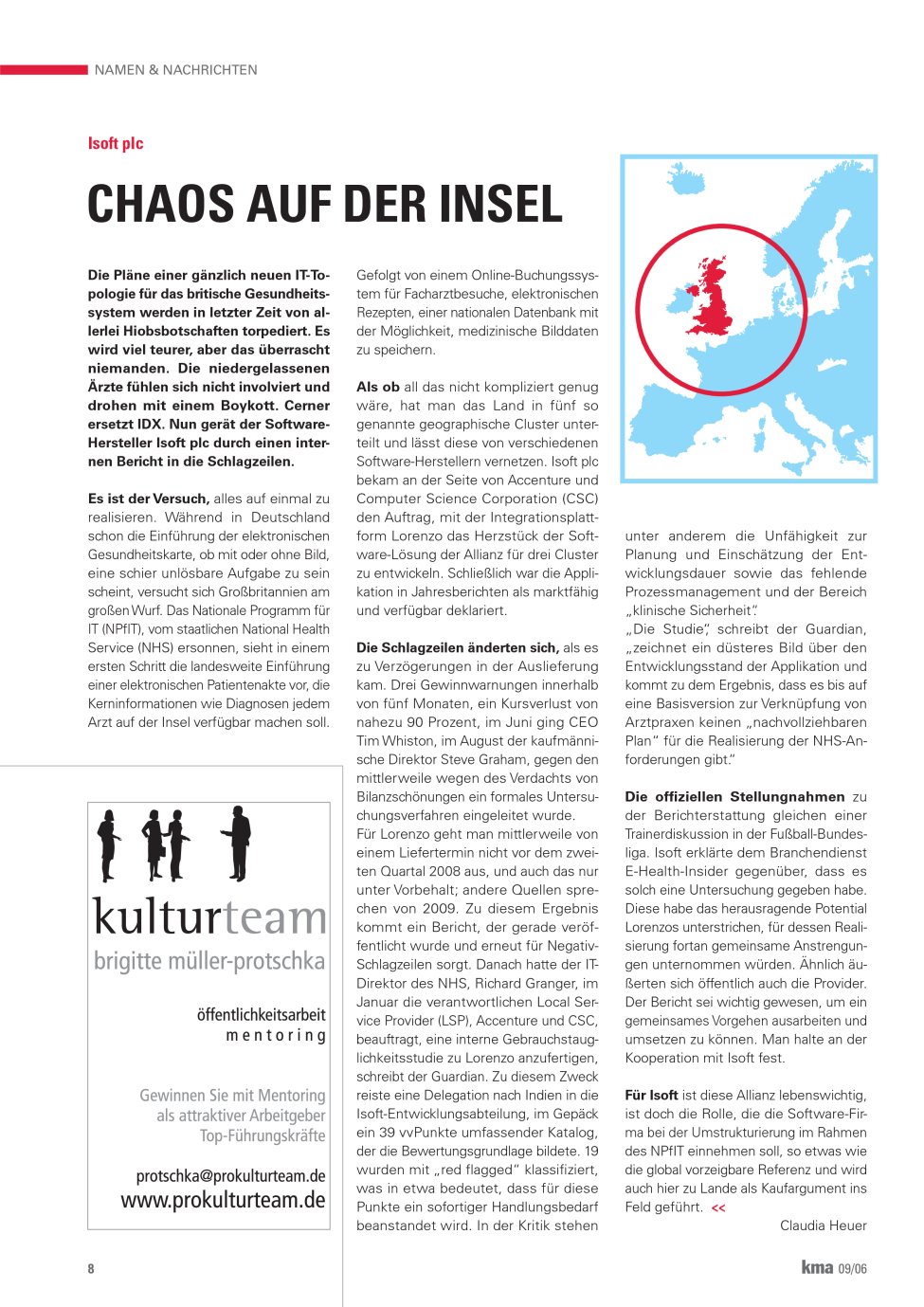 Vorschauseite 1: Chaos auf der Insel