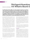 Vorschauseite 1: Gleichgewichtsanalyse von Kindern und Jugendlichen mit Williams-Beuren-Syndrom