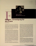 Vorschauseite 1: Fatigue - Ermutigung für die Praxis