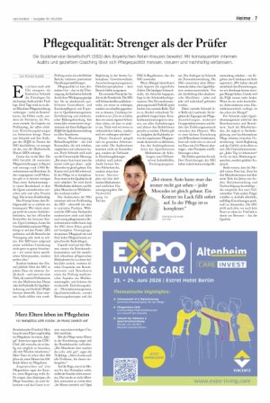 Vorschauseite 1: Pflegequalität: Strenger als der Prüfer