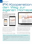 Vorschauseite 1: IFK-Kooperation den Weg zur eigenen Homepraxen geebnet