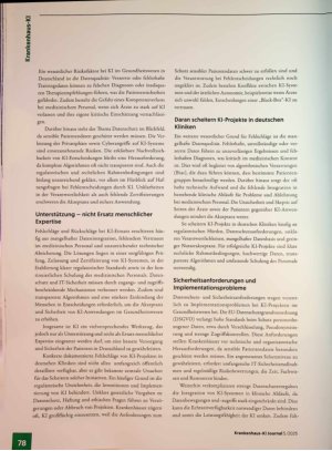 Vorschauseite 2: Learnings bei Kl im Gesundheitswesen in Deutschland: Grenzen, Fehlschläge, Lösungen