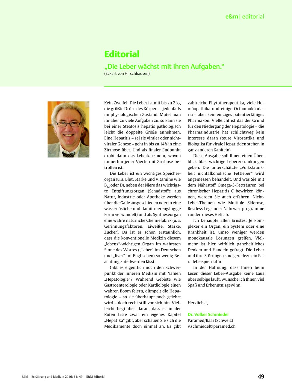 Vorschauseite 1: Editorial