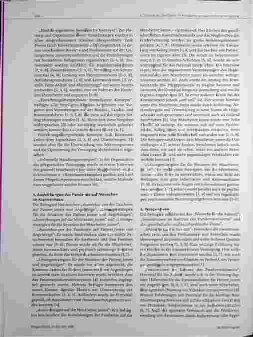 Vorschauseite 6: Die COVID-19-Pandemie im akutstationären Setting aus Sicht von Führungspersonen und Hygienefachkräften in der Pflege.