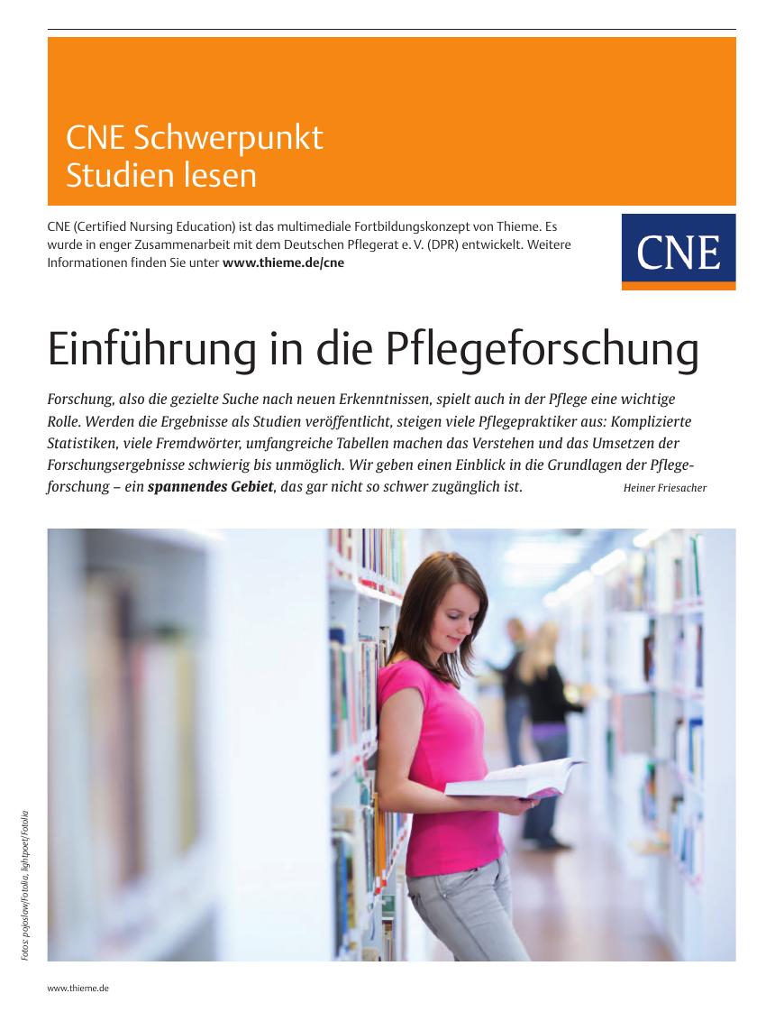 Vorschauseite 1: Einführung in die Pflegeforschung