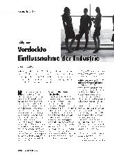 Vorschauseite 1: Verdeckte Einflussnahme der Industrie