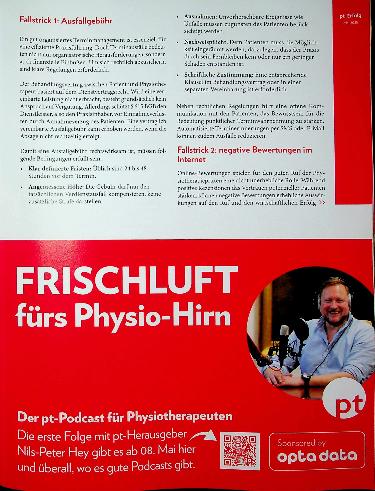 Vorschauseite 2: Therapiezeitverlängerung, Ausfallgebühr & Co Rechtliche Fallstricke in der Physiotherapie-Praxis