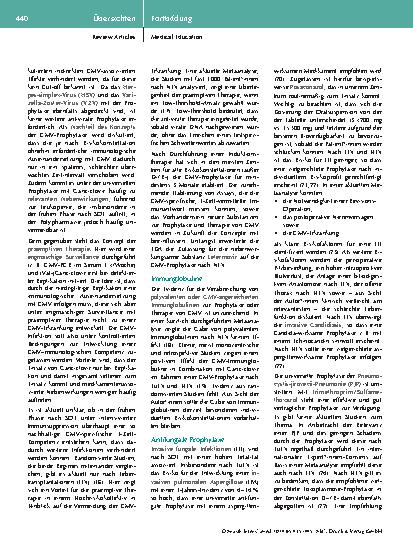 Vorschauseite 6: Intensivmedizinische Besonderheiten nach soliden Organtransplantationen