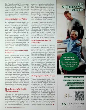 Vorschauseite 2: Tl auf der Behandlungsliege Aufschub der Pflichtanbindung sorgt für gemischte Gefühle