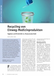 Vorschauseite 1: Recycling von Einweg-Medizinprodukten: Hygiene und Sicherheit vs. Ressourcenerhalt