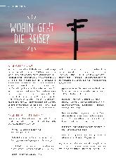 Vorschauseite 1: Wohin geht die Reise?