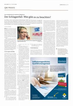 Vorschauseite 1: Der Schlaganfall: Was gibt es zu beachten?