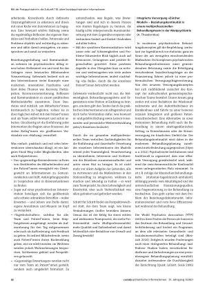 Vorschauseite 6: Kommt nach der Sozialpsychiatrie die Postpsychiatrie?