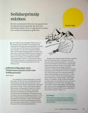 Vorschauseite 1: Solidarprinzip stärken