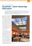 Vorschauseite 1: Moderne Beleuchtungskonzepte: Kunstlicht - keine vollwertige Alternative