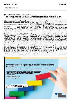 Vorschauseite 1: Führungskräfte und Mitarbeiter gezielt unterstützen