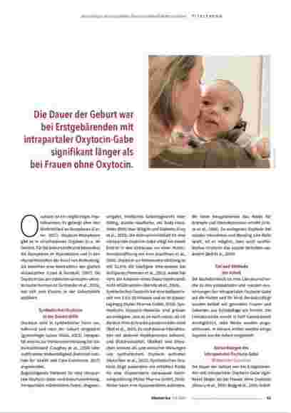 Vorschauseite 2: Auswirkungen der intrapartalen Oxytocin-Gabe auf Mutter und Kind
