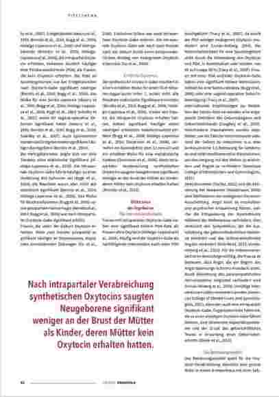 Vorschauseite 3: Auswirkungen der intrapartalen Oxytocin-Gabe auf Mutter und Kind