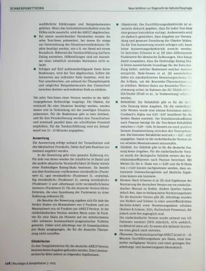 Vorschauseite 2: Neue Verfahren zur Diagnostik der Aphasie/Dysphagie