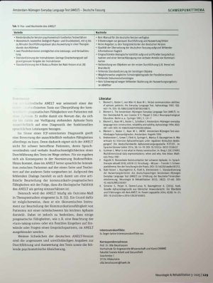 Vorschauseite 3: Neue Verfahren zur Diagnostik der Aphasie/Dysphagie