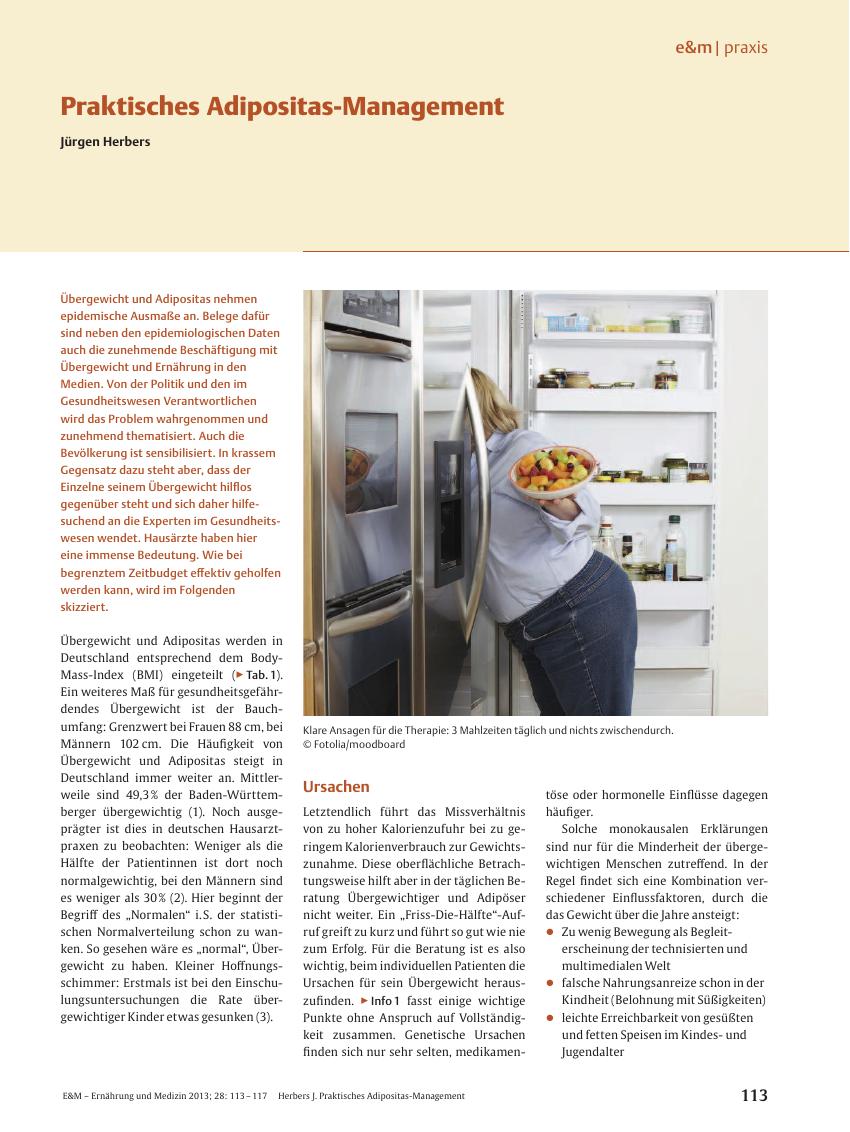 Vorschauseite 1: Praktisches Adipositas-Management