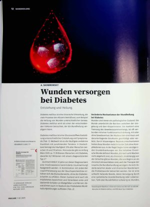 Vorschauseite 1: Wunden versorgen bei Diabetes Entstehung und Heilung.