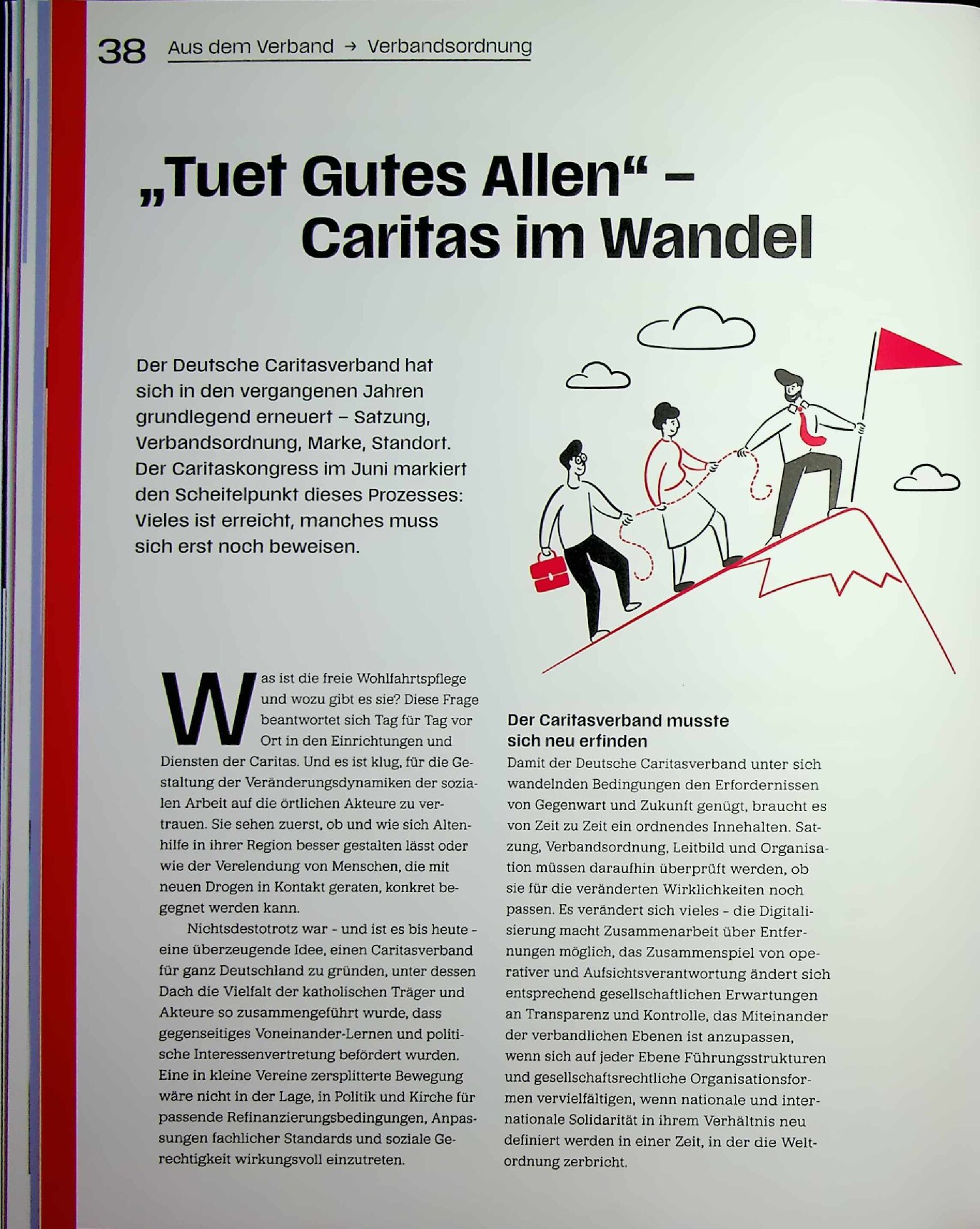 Vorschauseite 1: „Tuet Gutes Allen“ – Caritas im Wandel