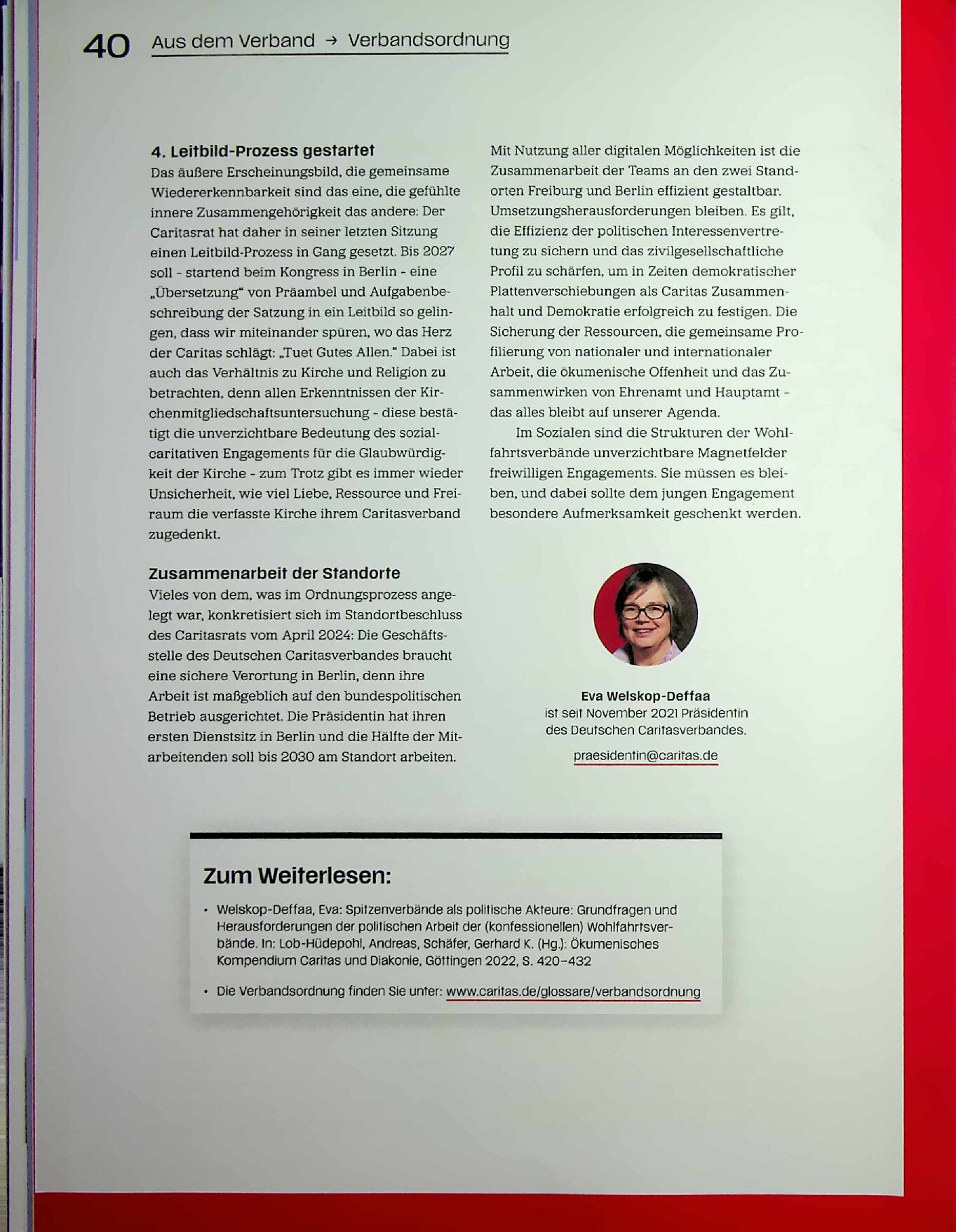 Vorschauseite 3: „Tuet Gutes Allen“ – Caritas im Wandel