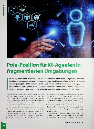Vorschauseite 1: Pole-Position für Kl-Agenten in fragmentierten Umgebungen