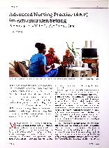 Vorschauseite 1: Advanced Nursing Practice (ANP) im extramuralen Setting: Bedeutung von ANP im Bereich Chronic Care