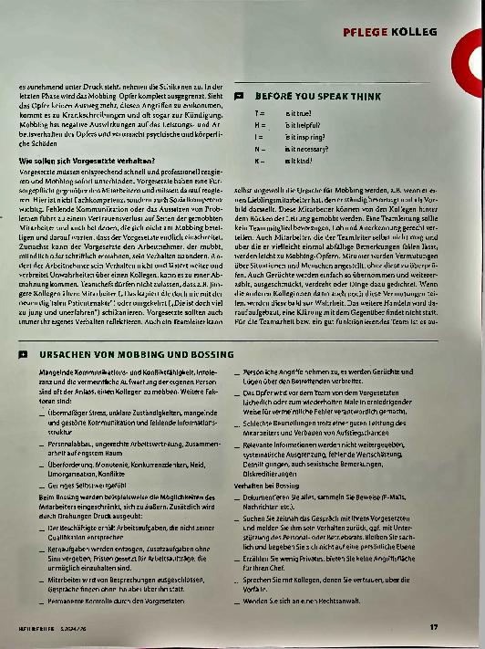Vorschauseite 2: Wer schweigt, macht mit.