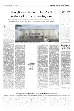 Vorschauseite 1: Das „Kleine-Riesen-Haus“ soll in dieser Form einzigartig sein