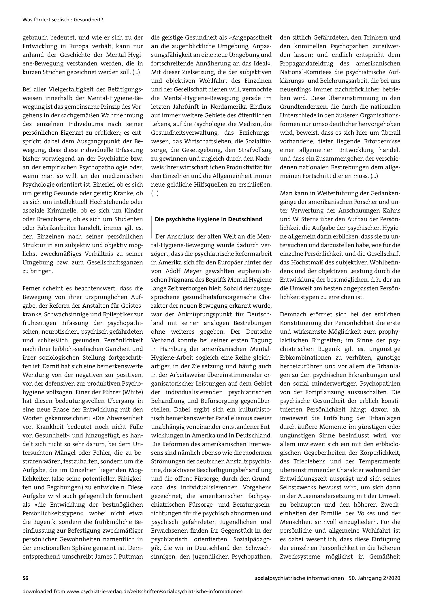 Vorschauseite 2: Psychische Hygiene