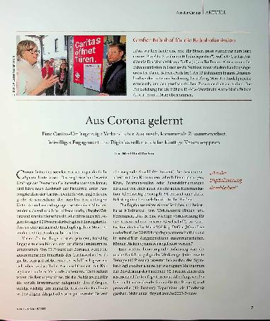Vorschauseite 1: Aus Corona gelernt